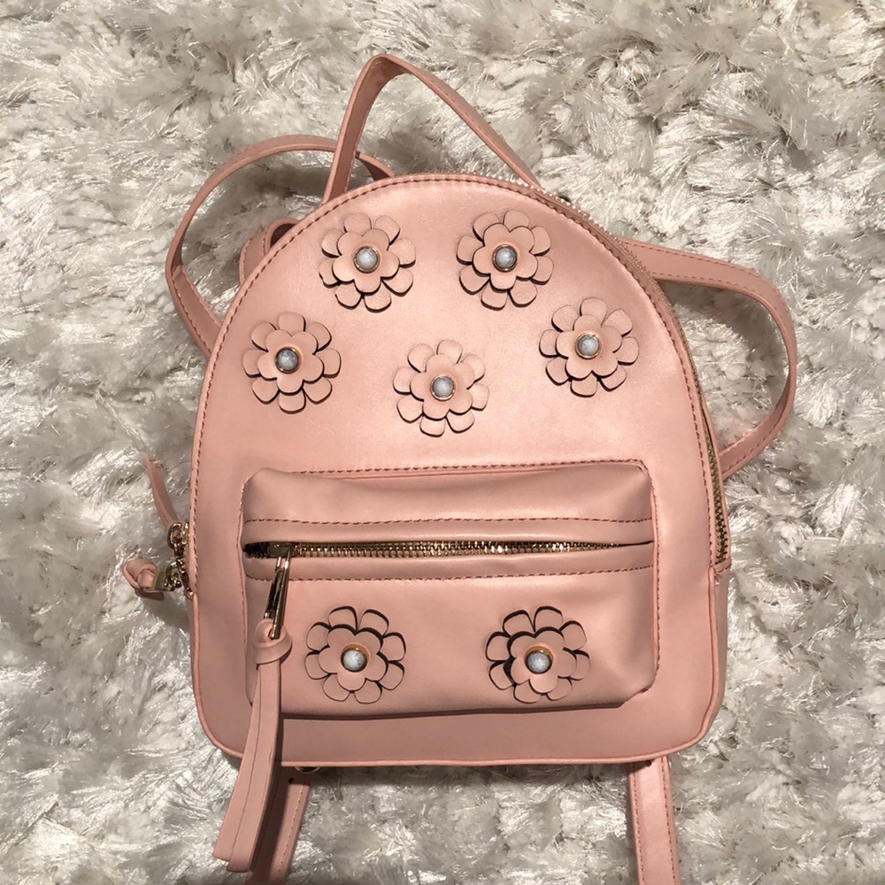 Baby Pink Mini Backpack